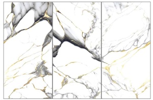 Gresie Monet Black Gold 60x120 cm, lucioasa - Img 2