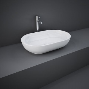 LAVOAR FEELING OVAL 55X35 CM ALB (MOON)