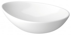 Lavoar pe blat Cersanit Moduo asimetric 55x36.5x15 cm alb - Img 2