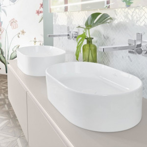 Lavoar pe blat Villeroy&Boch Architectura, 60x40x17 cm, alb - Img 5