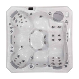 Minipiscina jacuzzi Wellis Malaga CityLife Deluxe, 6 locuri, 218x218x90 cm - Img 2
