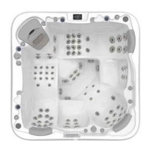 Minipiscina jacuzzi Wellis Monaco, 5 locuri, 236x236x95 cm, ice white - Img 3