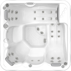 Minipiscina jacuzzi Wellis Pluto, 5 locuri, 200x200x89 cm - Img 3