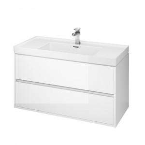 Mobilier pentru lavoar Cersanit Crea 100 cm, alb