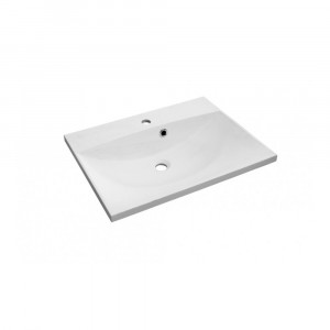 Mobilier suspendat Oristo Siena cu lavoar Amelia 60 cm, negru-mat - Img 2