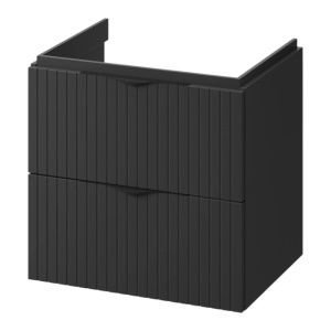 Mobilier suspendat pentru blat Cersanit Tirso negru mat, 60 cm