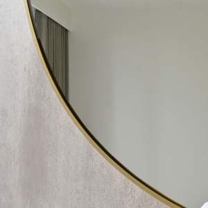 Oglinda cu iluminare LED Belform Fortuna, senzor touch, ovala, slim, 60x85x3 cm - Img 5