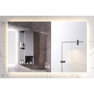 Oglinda cu iluminare LED Fluminia Rodin 120, 3 culori, dezaburire, 120 cm