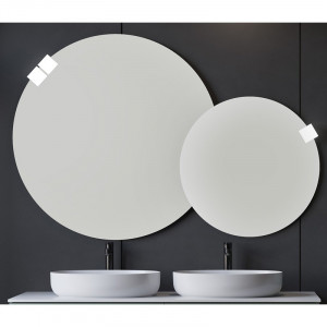 Oglinda rotunda dubla cu iluminare led Kolpasan Maribor, 150 cm - Img 2