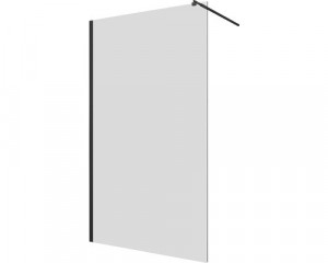 Paravan dus Walk-In Sanotechnik Sanoflex Black, 150 cm, profil negru - Img 2