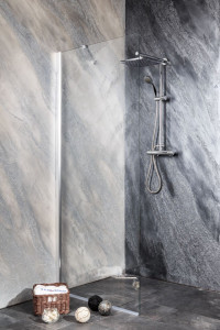 Paravan dus Walk-In Sanotechnik Young 115-117x195 cm, crom - Img 4