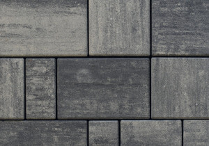 Pavaj beton rezidential Semmelrock Rettango combi 8 cm, gri bazalt - Img 2