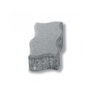 Pavaj beton rezidential Semmelrock Uniwelle 11.3x22.5x8 cm, gri