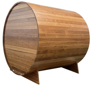 Sauna finlandeza de exterior Sanotechnik Bergen, 3-4 persoane, 180x180x188 cm - Img 3