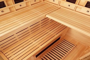 Sauna uscata de interior Sanotechnik Deluxe, 3-4 persoane, 150x150x200 cm - Img 8