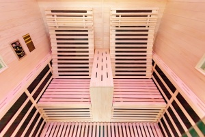 Sauna uscata Sanotechnik Carbon, 2 persoane, 180x150x195 cm - Img 6