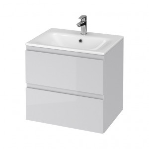 SET B274 Mobilier suspendat cu lavoar Cersanit Moduo, 60 cm, gri