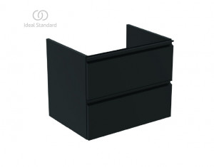 Set mobilier suspendat Ideal Standard Tesi cu lavoar Tesi 60 cm, negru - Img 3