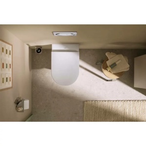 Set vas WC suspendat Hansgrohe GladeLake S Rimless AquaChannel Flush cu softclose alb lucios - Img 5