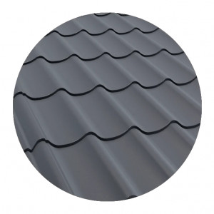 Tigla metalica Metigla Clas SuperMat 0.5 mm - Img 5