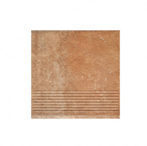 Treapta Klinker Paradyz Scandiano rosso stopnica prosta 30x30 cm