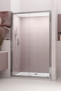 Usa de nisa Radaway Premium Plus DWJ 110x190 cm, culisanta, sticla transparenta