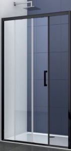 Usa glisanta Sanotechnik Elite black, cu sistem de inchidere soft close, 100 cm