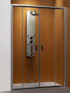 Usi dus glisante Radaway PREMIUM PLUS DWD, 150 cm, sticla transparenta