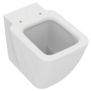 Vas wc stativ Ideal Standard Strada II AquaBlade back to wall cu capac inclus, alb lucios - Img 3
