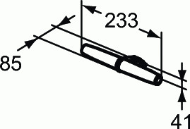 Aplica Ideal Standard Eva led 1x6W crom - Img 3