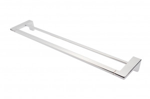 Bara dubla portprosop FDESIGN Piazza 60 cm, crom - Img 1