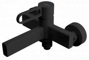 Baterie cada-dus FDESIGN Zaffiro, negru mat - Img 1