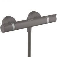 Baterie termostatata dus Hansgrohe Ecostat Comfort negru - crom periat - Img 2