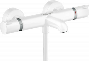 Baterie termostatica cada Hansgrohe Ecostat Comfort, alb mat