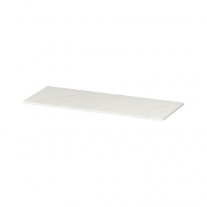 Blat pentru mobilier Cersanit Larga 120 cm, alb marmura