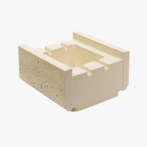 Boltar din beton pentru gard Star Stone Venus Block 20x20x10 cm, smoke