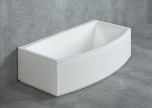Cada baie asimetrica Radaway Tilia, acril, 190x90 cm - Img 4
