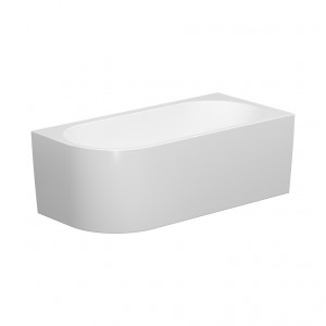 Cada de colt freestanding Cersanit Crea montaj dreapta, acril, 170x82 cm, alb lucios