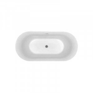 Cada freestanding Hatria Tiberis, acril, 170x78 cm, alba - Img 5