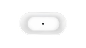 Cada freestanding Hera JL6945 acril 170 x 73 cm alb lucios - Img 3