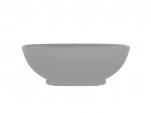 Cada freestanding Miraggio Brave compozit 155x75 cm alb lucios - Img 2