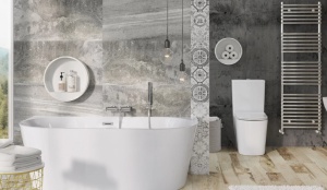 Cada freestanding Rona MC02-1, lipita la perete, acril, 170x80x58 cm - Img 4