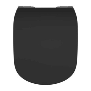 Capac WC Ideal Standard, pentru WC Tesi Rimless, soft close, quick release negru mat - Img 2