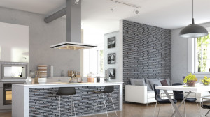 Caramida aparenta cu rost Stegu Metro 2, grey (0.63 m2) - Img 2