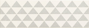 Decor Tubadzin Burano bar B 7.8x23.7 cm, white