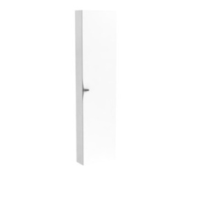 Dulap coloana Oristo Siena 160x40x17 cm, alb lucios - Img 3