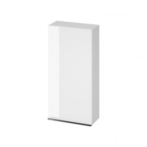Dulap suspendat Cersanit Virgo 40x80 cm, alb, maner negru