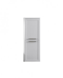 Dulap tip coloana Kolpasan Blanche, 2 usi, 130 cm, alb