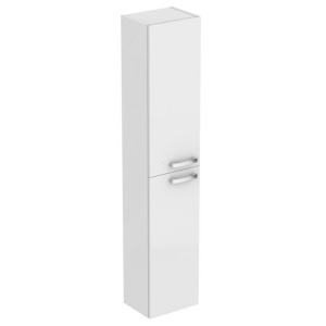 Dulap tip coloana suspendat Ideal Standard Tempo, 2 usi softclose, alb lucios
