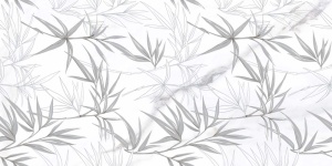 Faianta decor Kai Ceramics Breeze Leaves Grey 30x60 cm
